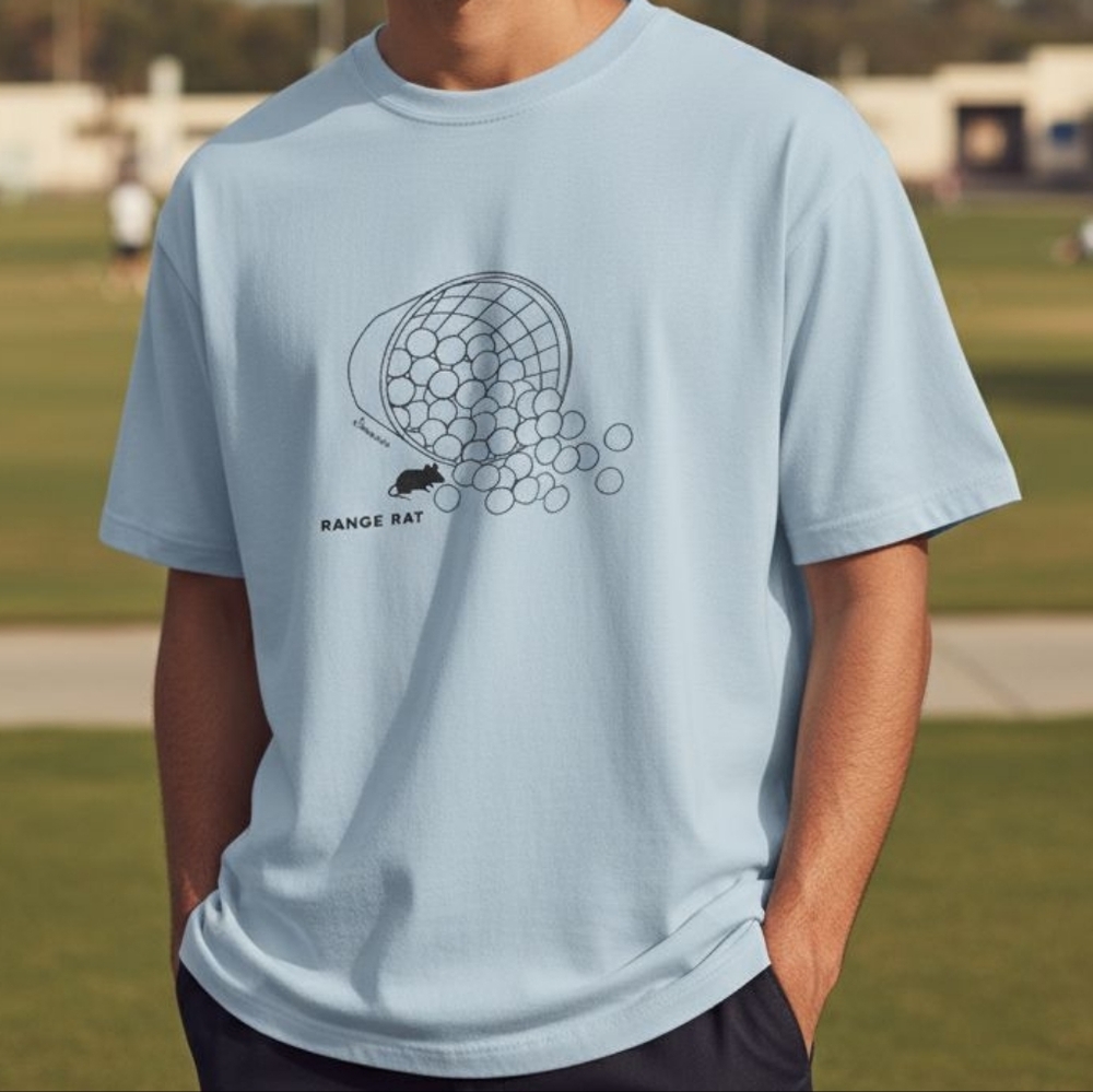 Light Blue Graphic Tee